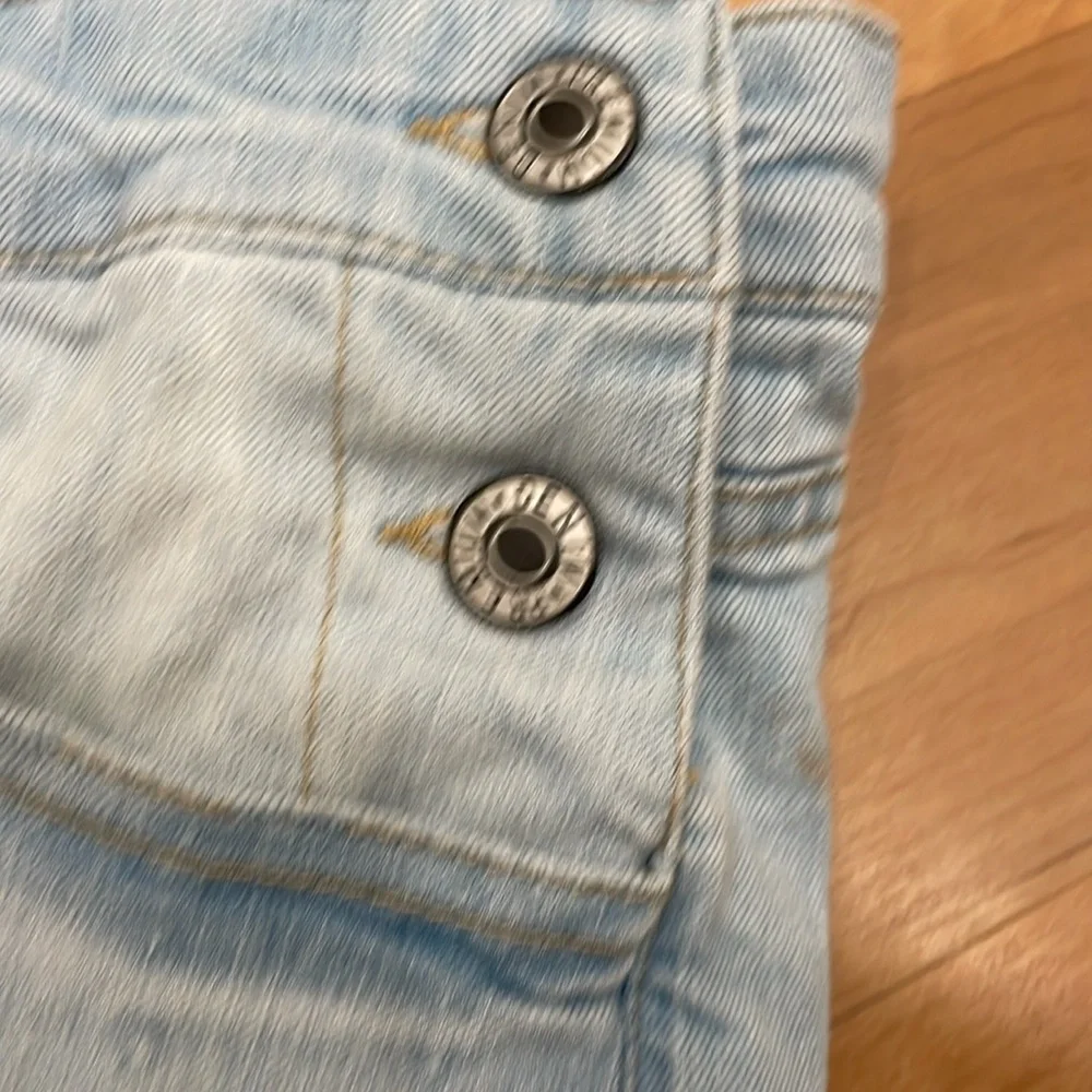 Hand distressed own design Patchwork Distressed DENIM Jean Overalls - Picture 4 of 7